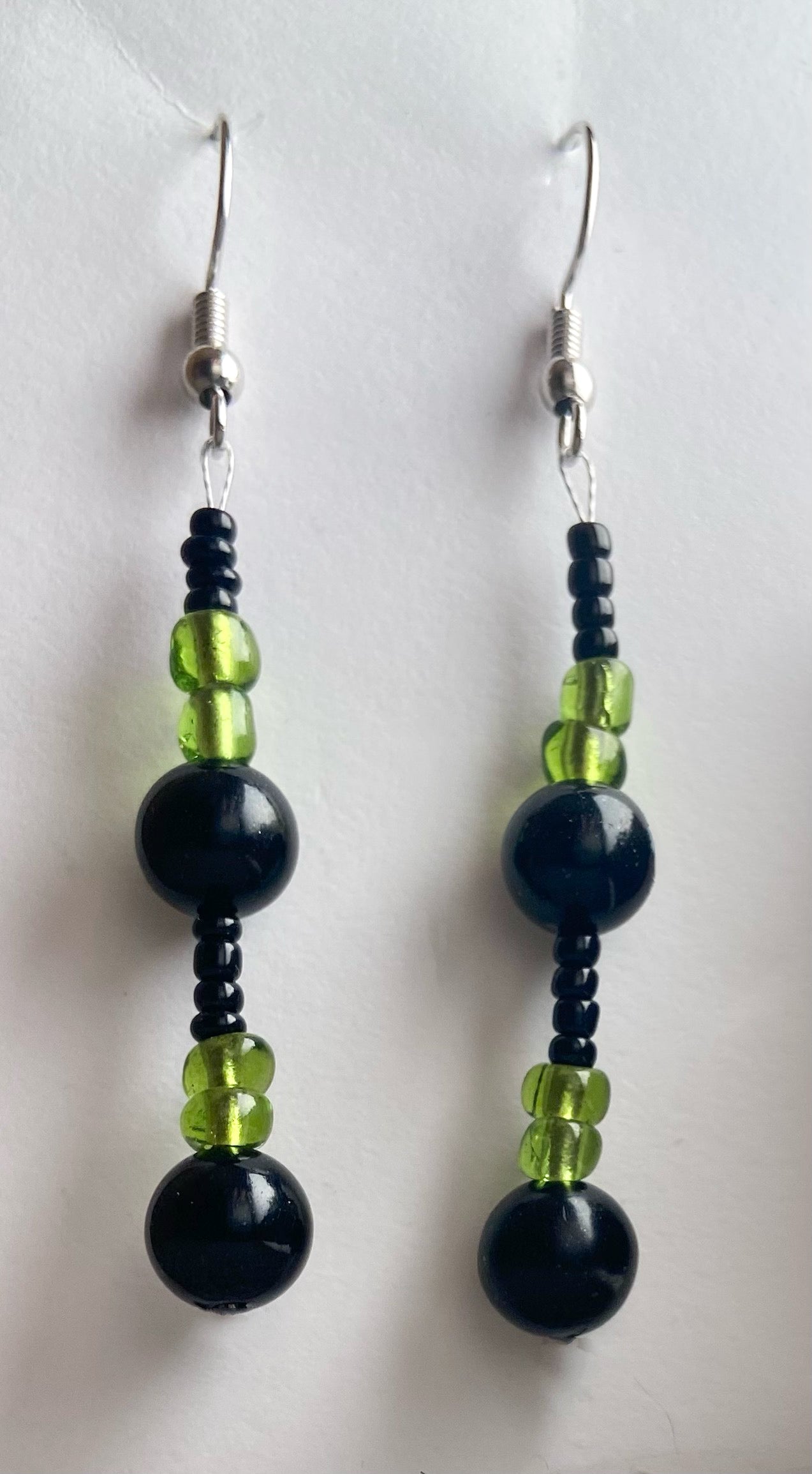 Handmade Glass Earrings Made With Nickel-Free Sterling Silver