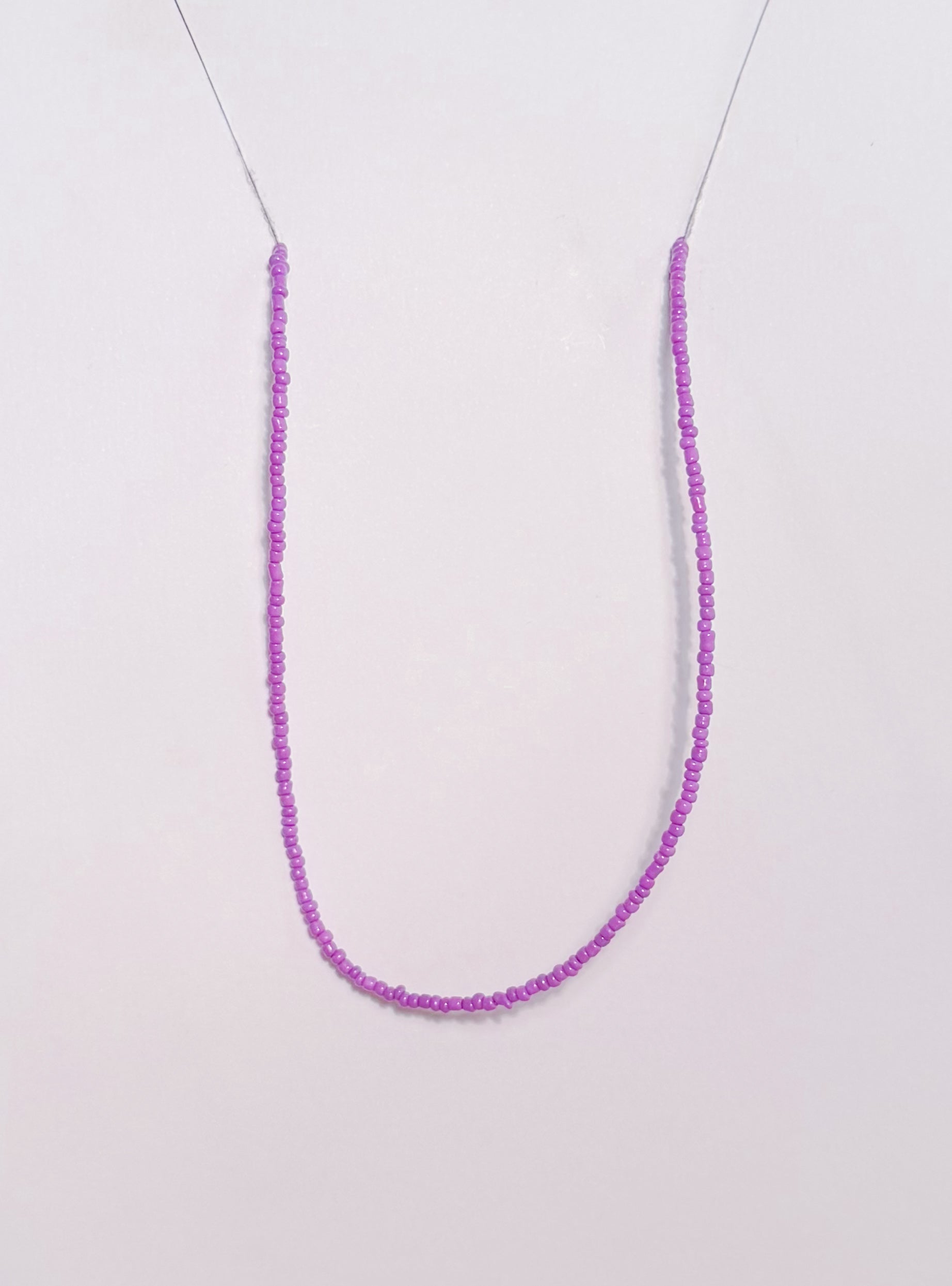 Handmade Purple Glass Necklace